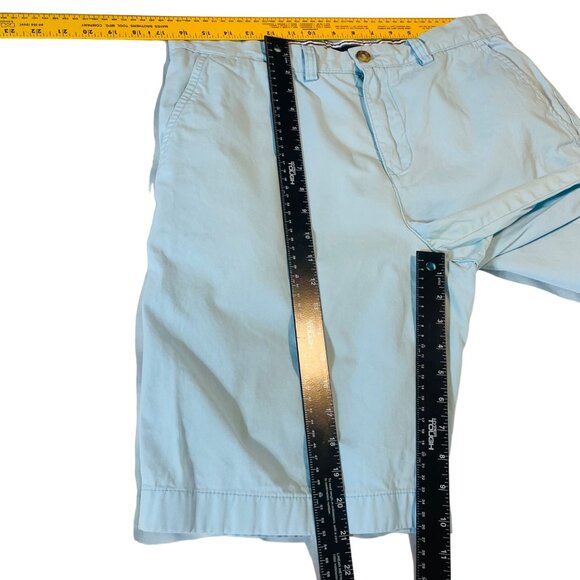 Tommy Hilfiger Men's Light Blue Chino Shorts Size 34 Cotton Casual Summer Wear - Picture 2 of 7